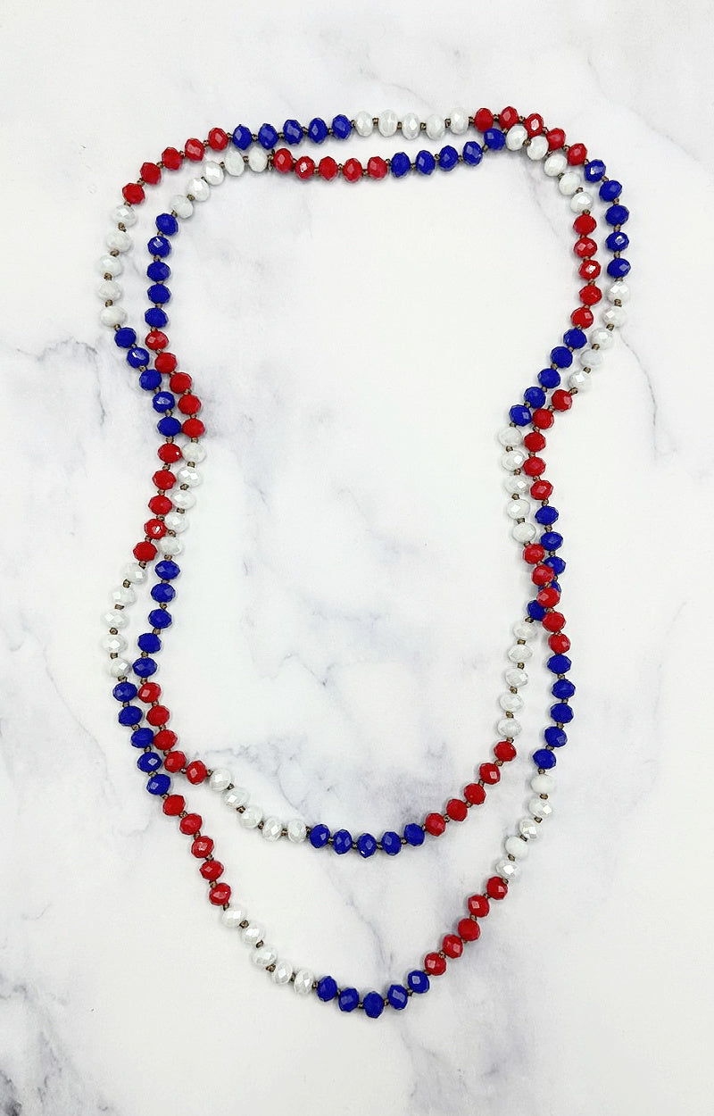 Load image into Gallery viewer, Let It Go Necklace - Red/Blue