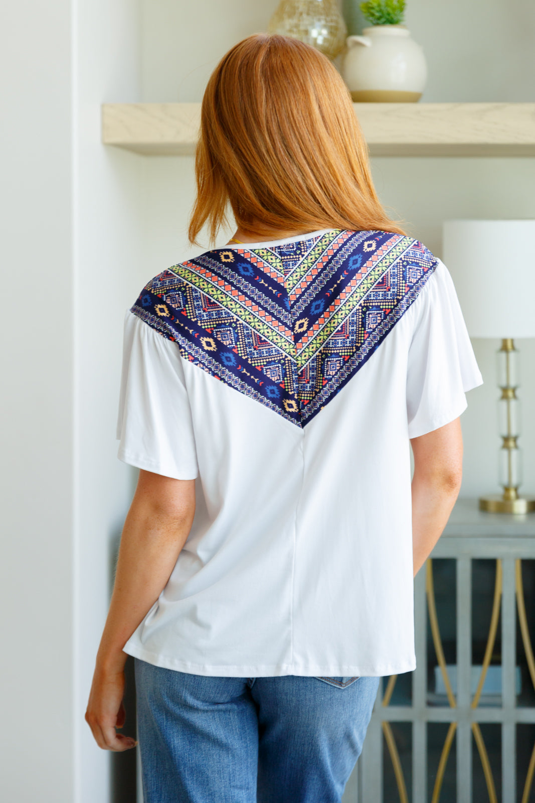 Load image into Gallery viewer, Casually Boho Keyhole Neckline Top