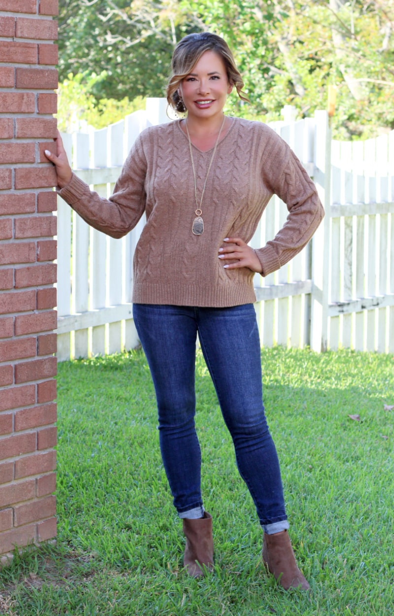 Load image into Gallery viewer, No Promises Sweater - Mocha