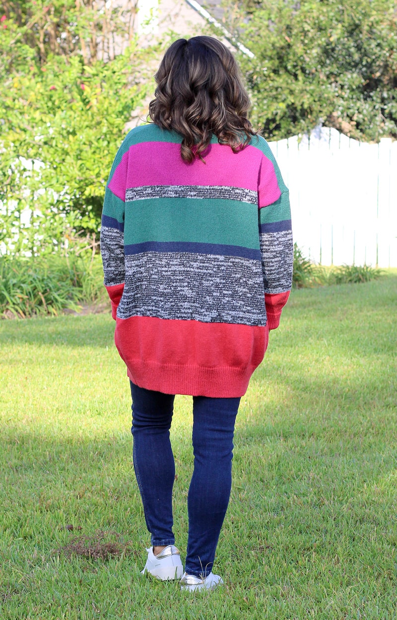 Load image into Gallery viewer, Keep it Cozy Colorblock Cardigan