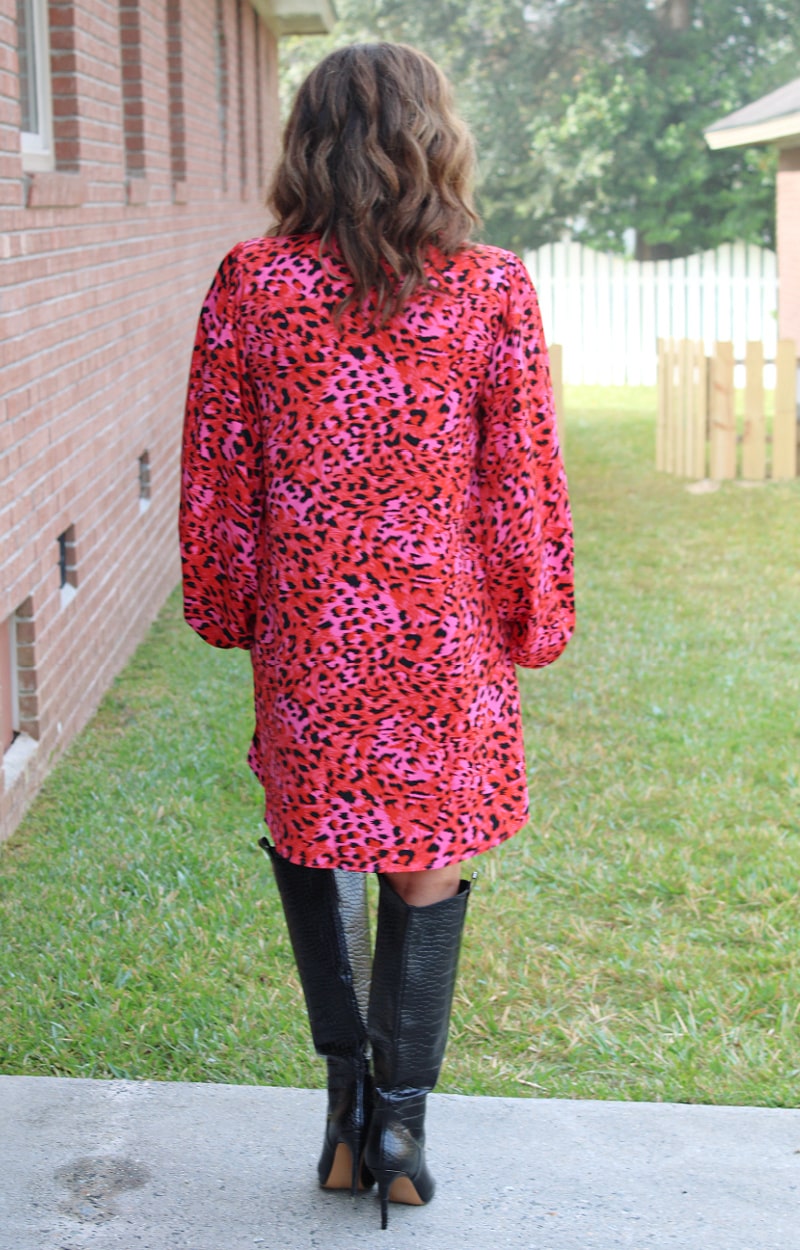 Wild About Life Leopard Dress