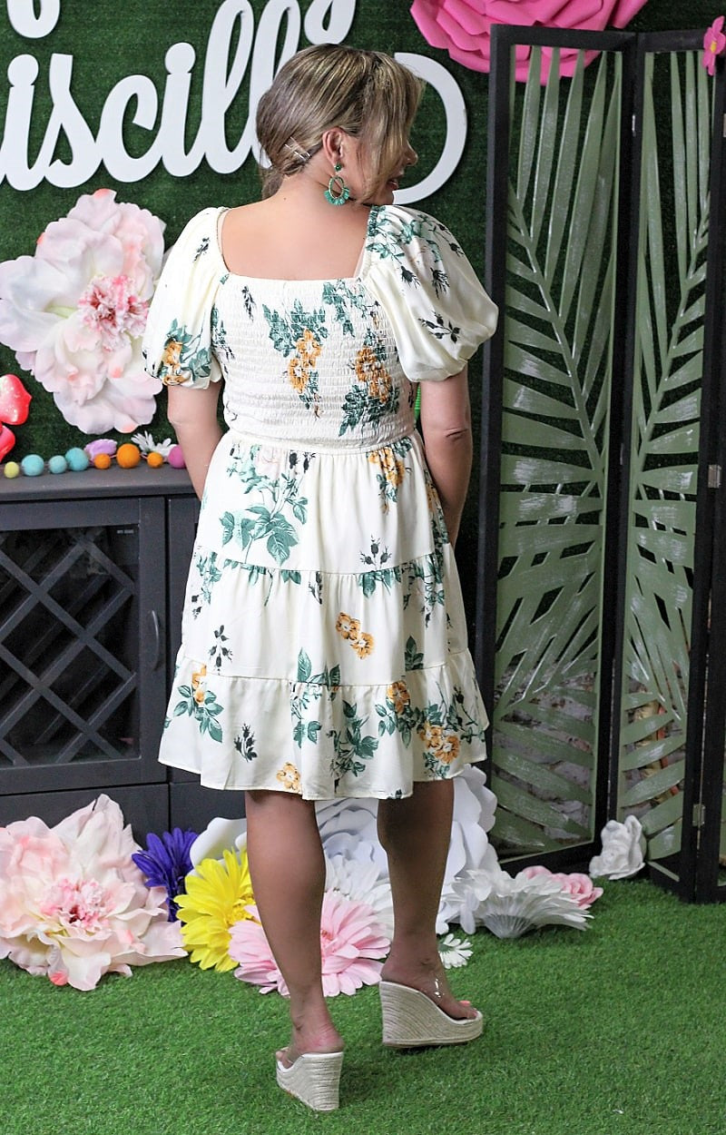 Load image into Gallery viewer, Pocket Full of Posies Floral Dress - Off White