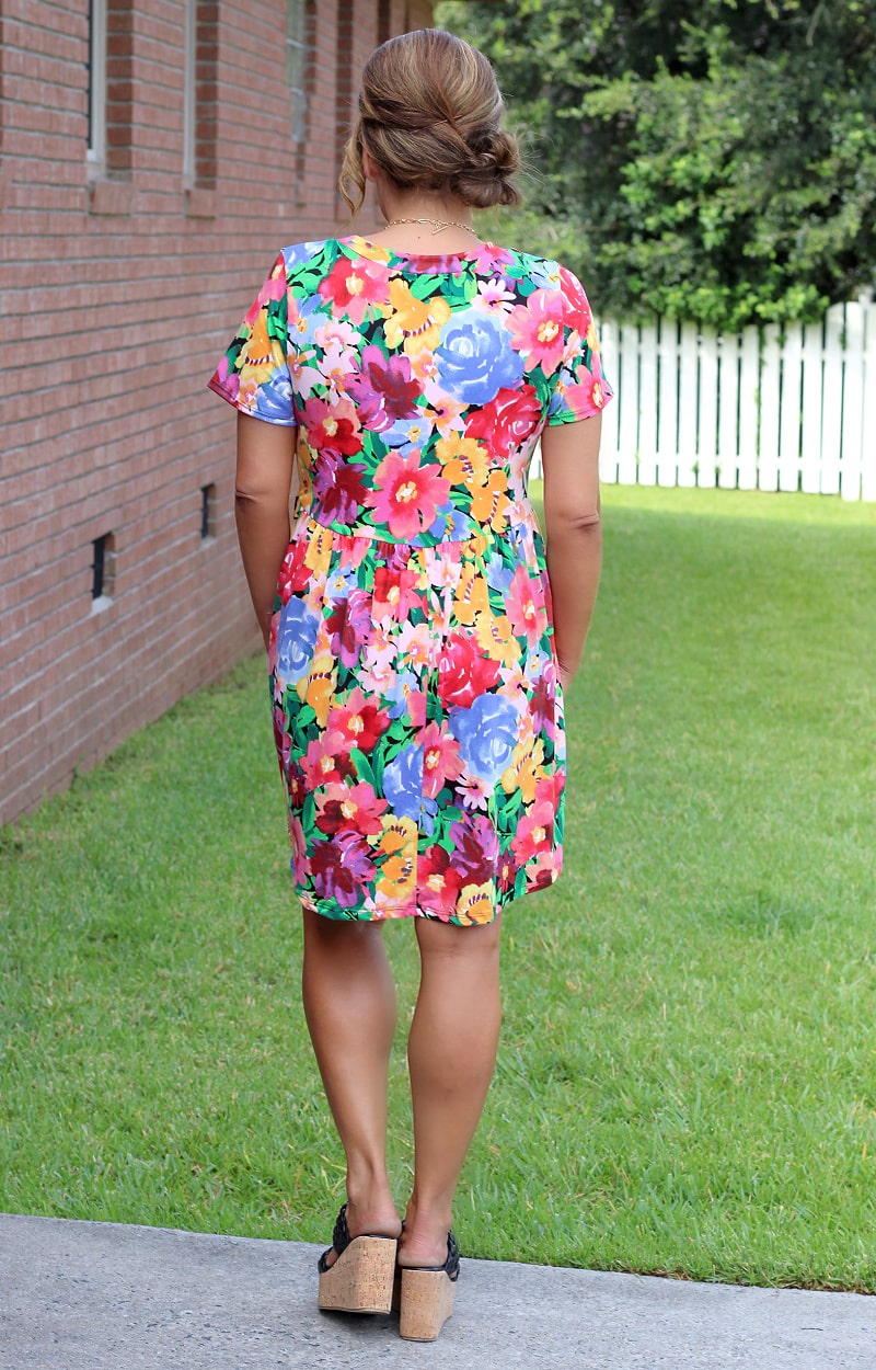 Load image into Gallery viewer, In The Garden Floral Dress - Multi