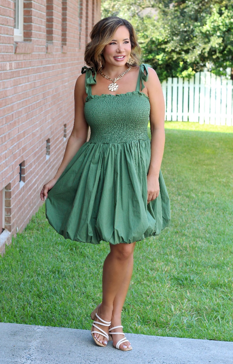 Load image into Gallery viewer, Mystery Love Dress - Olive