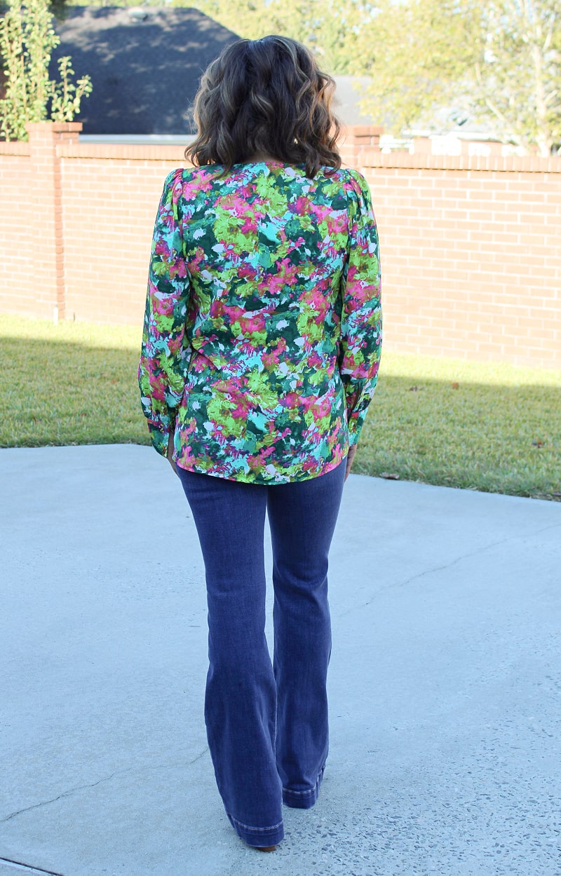 Load image into Gallery viewer, Vantage Point Print Blouse - Multi