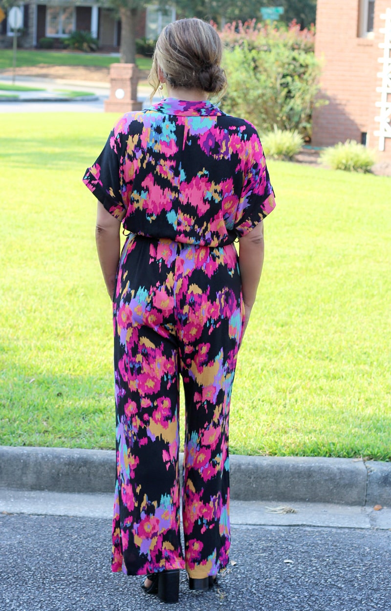 Load image into Gallery viewer, Meet Me At Midnight Print Jumpsuit