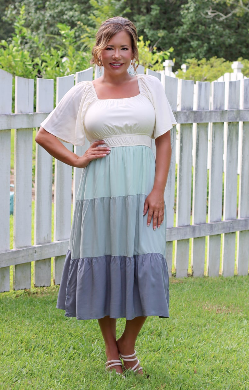 Load image into Gallery viewer, Stacks On Stacks Color Block Maxi Dress