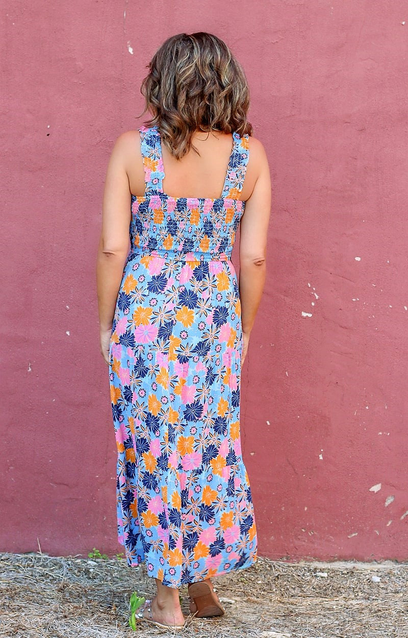 Load image into Gallery viewer, Along The Way Floral Maxi Dress - Multi