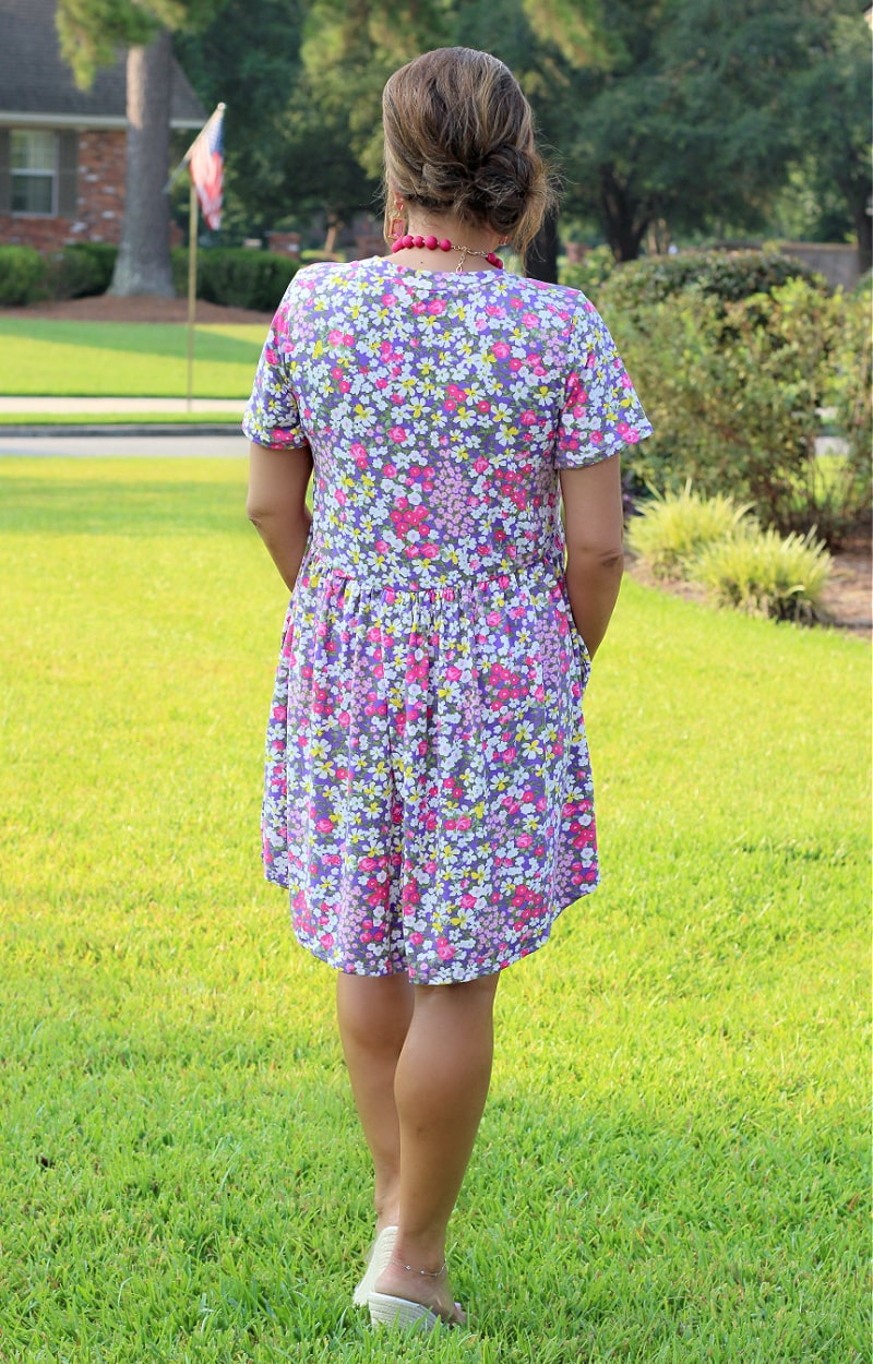 Load image into Gallery viewer, Lavender Fields Forever Floral Dress
