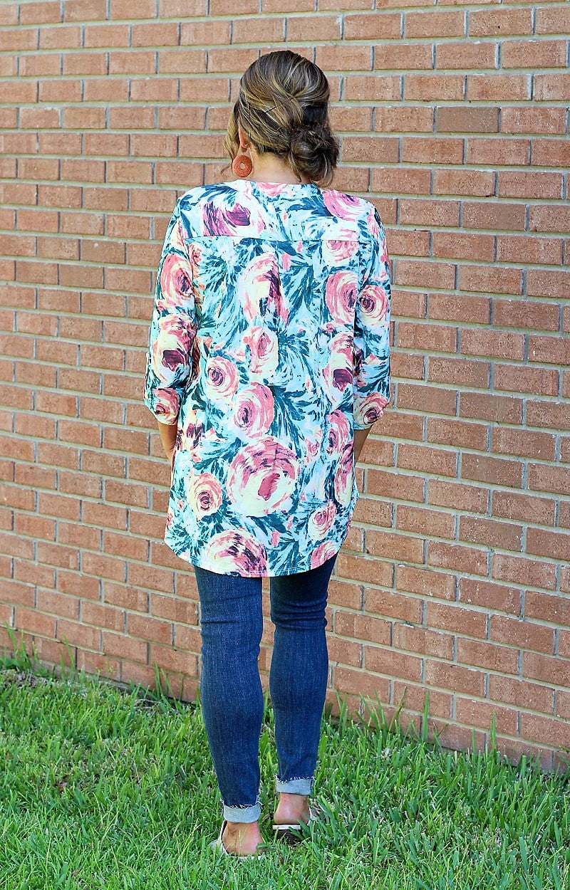 Whisked Away Floral Top - Multi