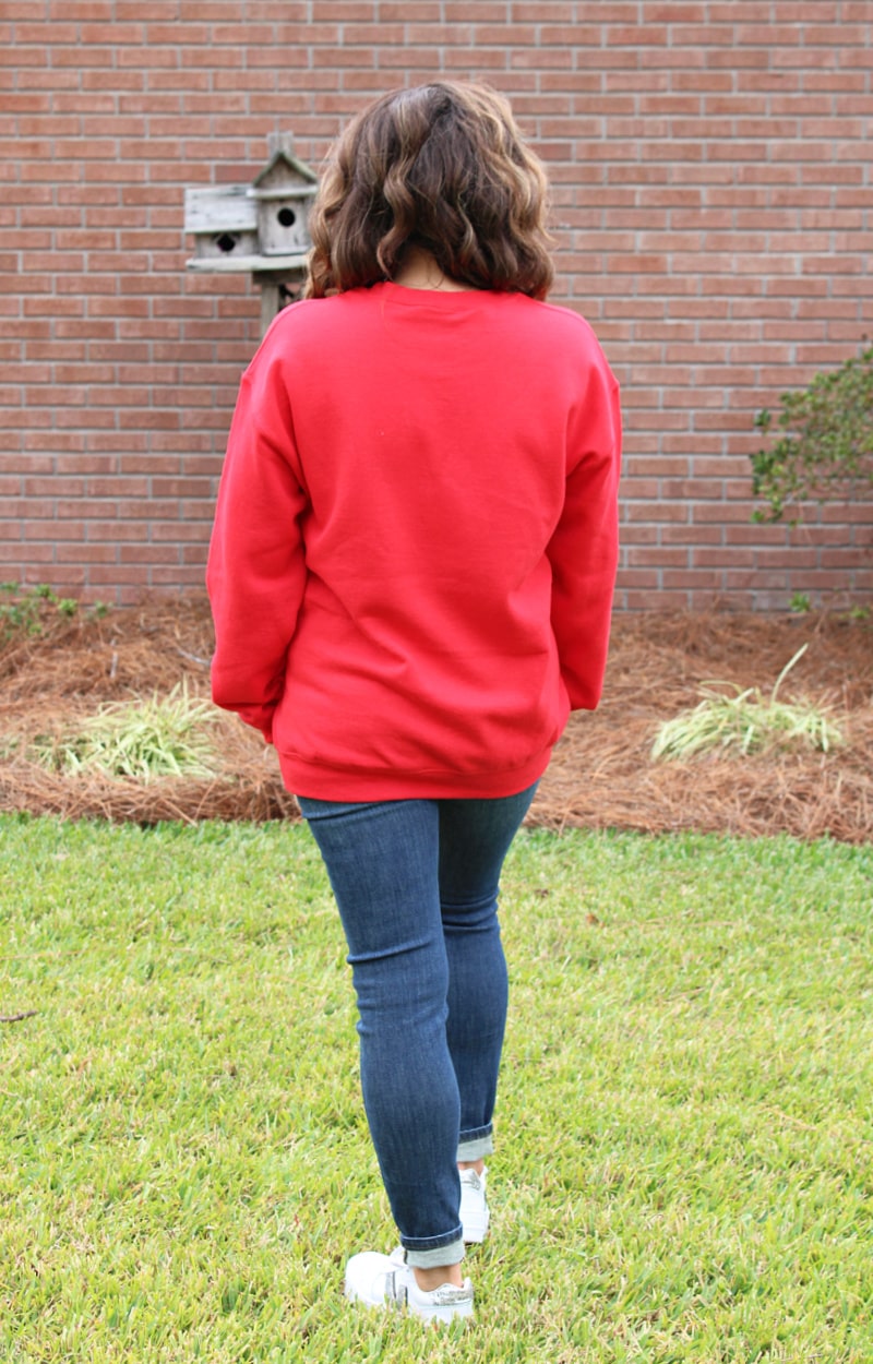 Load image into Gallery viewer, Holiday Heart Pullover - Red