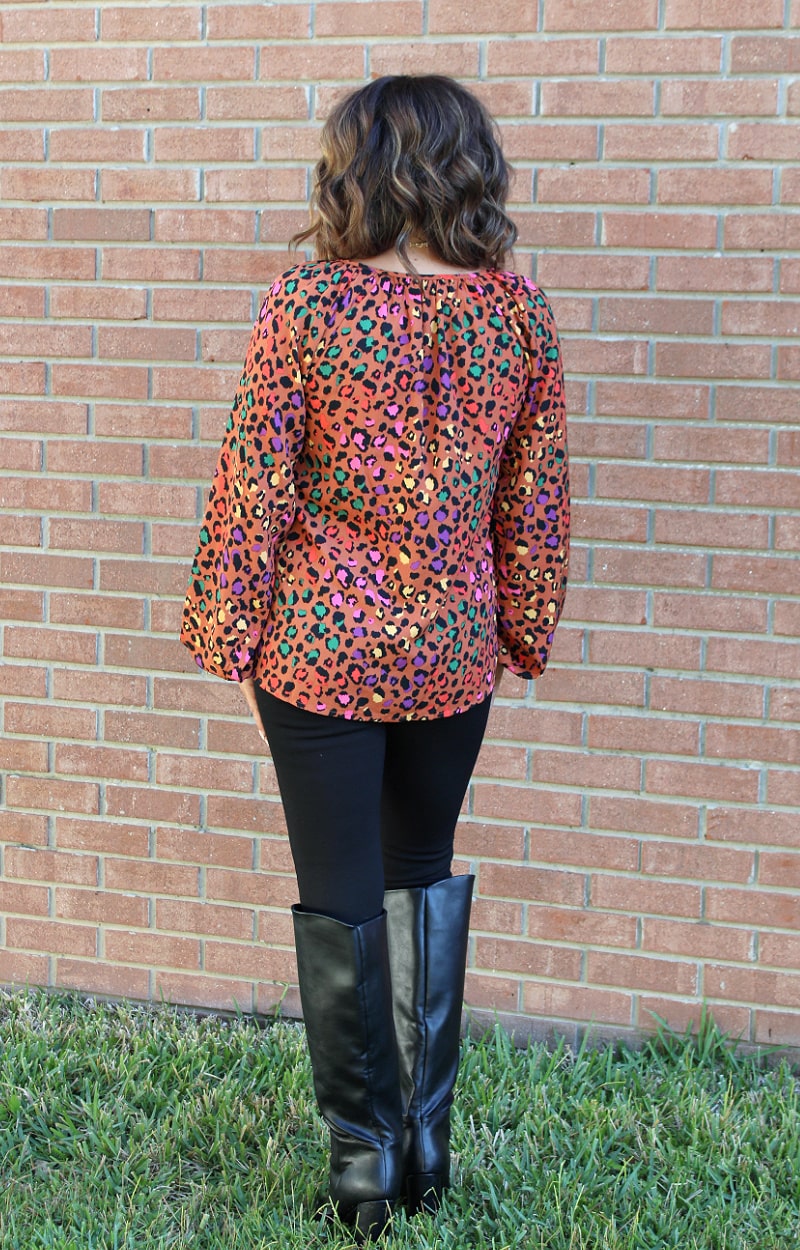Load image into Gallery viewer, This Is Love Leopard Top - Multi