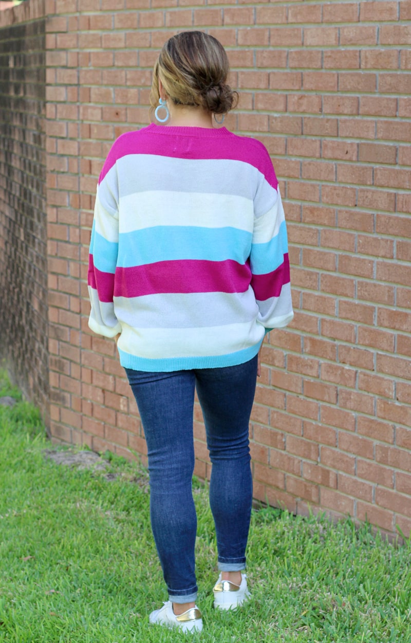 Load image into Gallery viewer, Get It Started Colorblock Sweater
