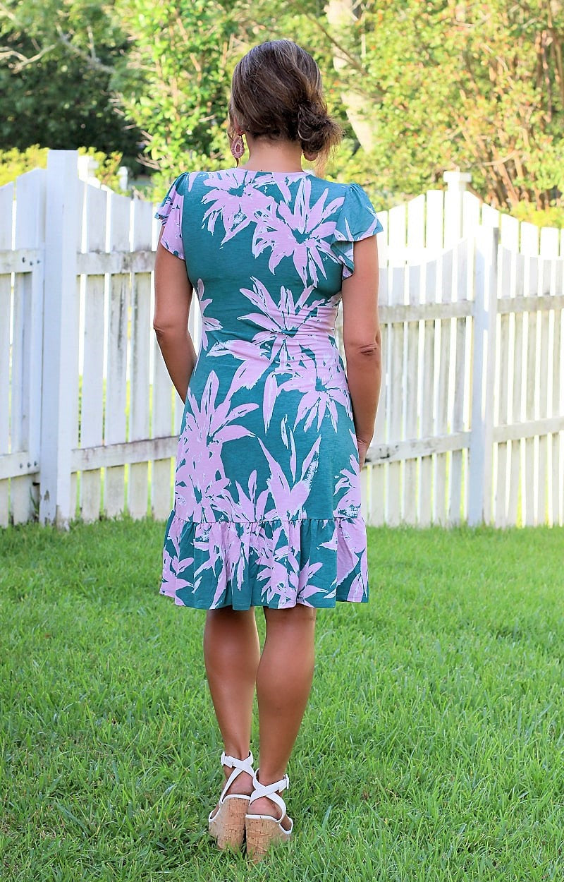 Load image into Gallery viewer, A Fine Day Floral Dress - Mint