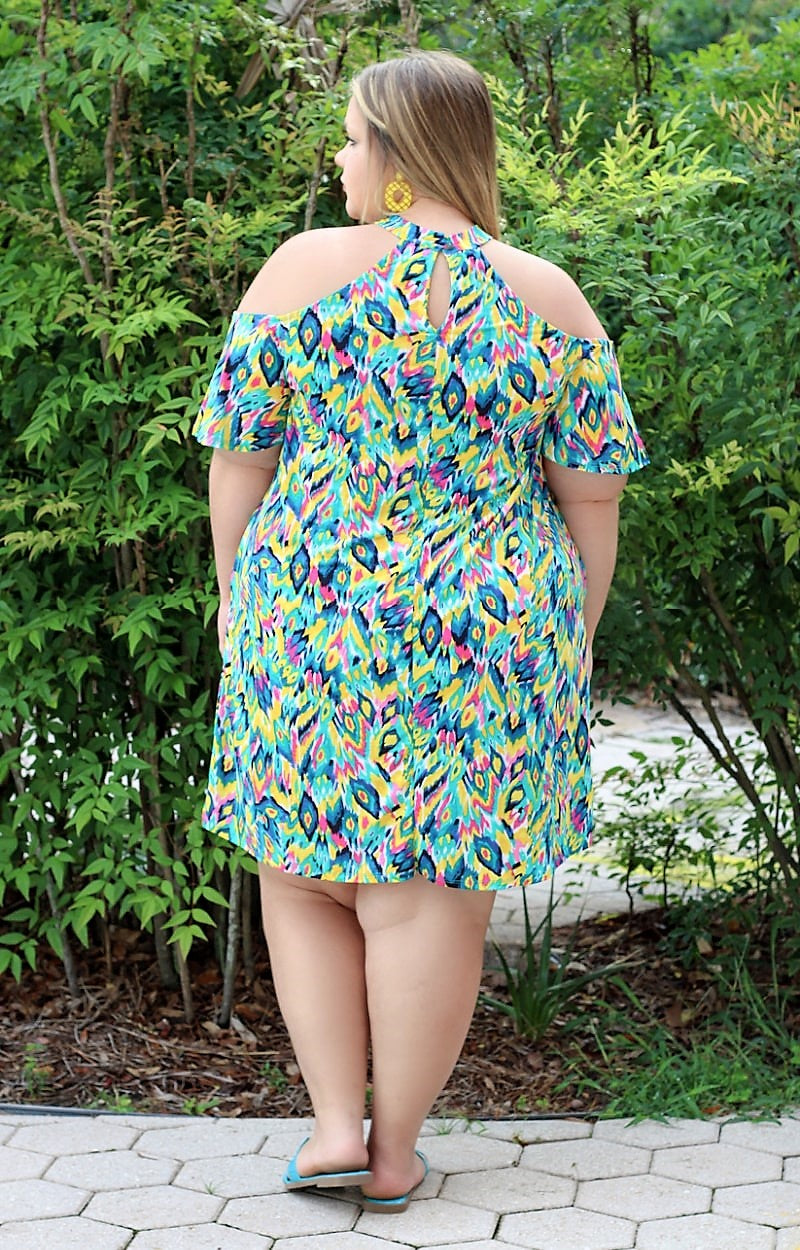Load image into Gallery viewer, Take A Break Print Dress - Multi