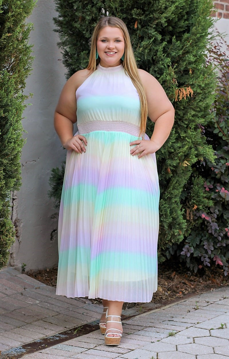Load image into Gallery viewer, Irresistibly Iridescent Maxi Dress - Multi
