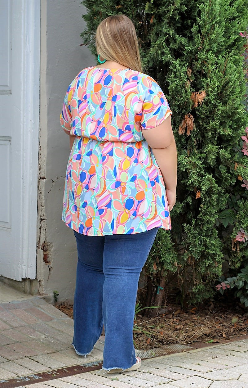 Never Too Much Print Top - Multi