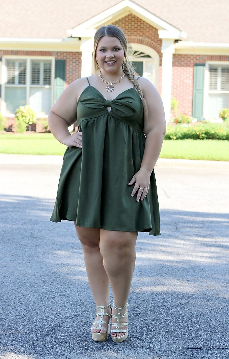 This Is The Time Dress - Olive