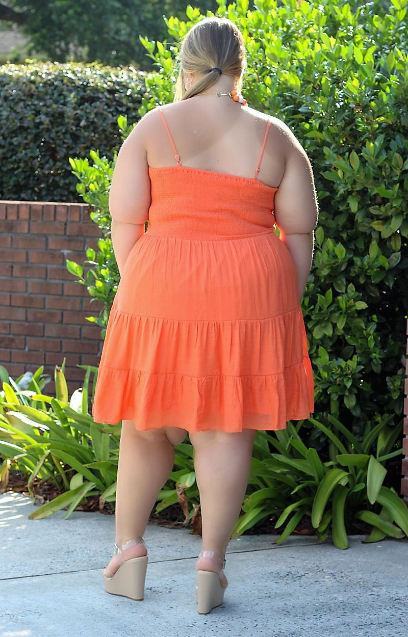 Always Sunny Dress - Orange