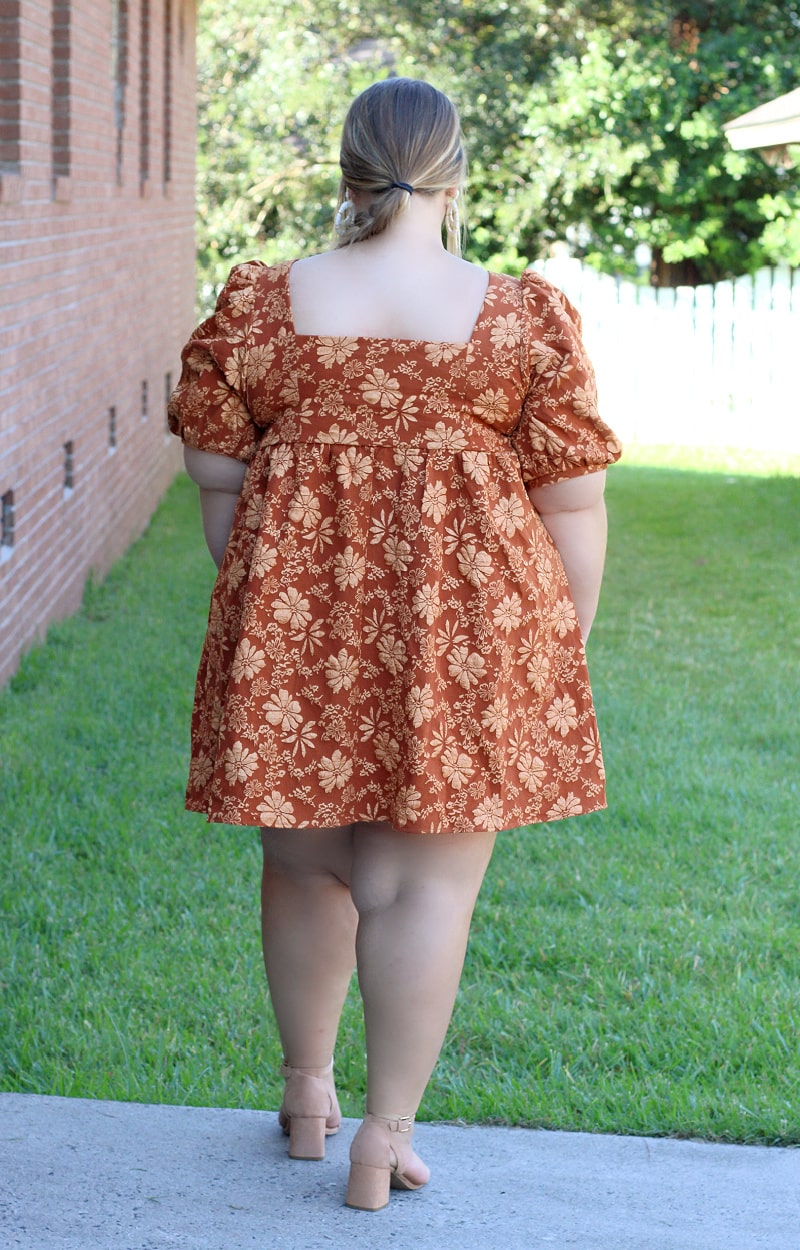 Gliding By Floral Dress