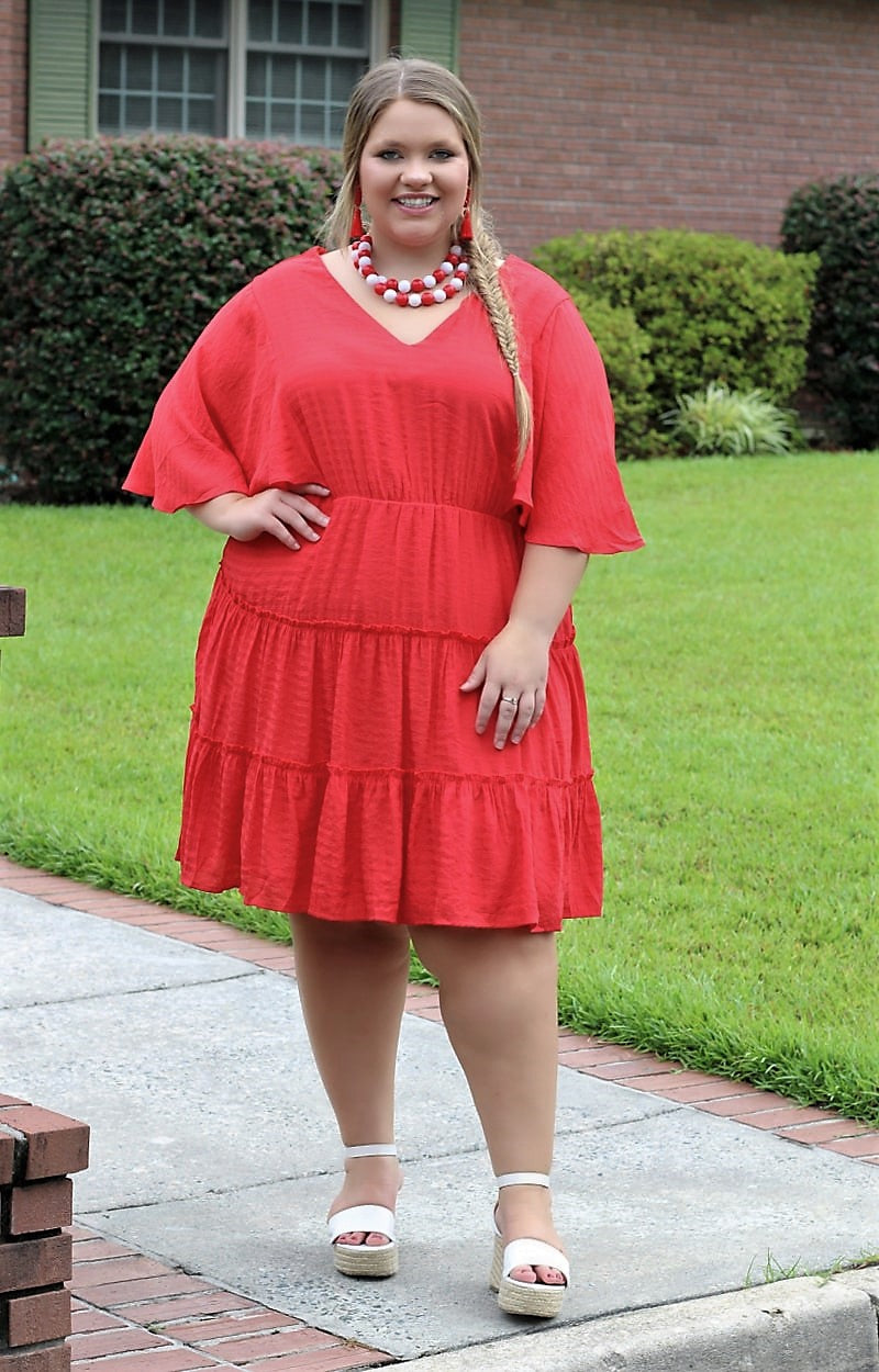Sweet And Spicy Dress - Red