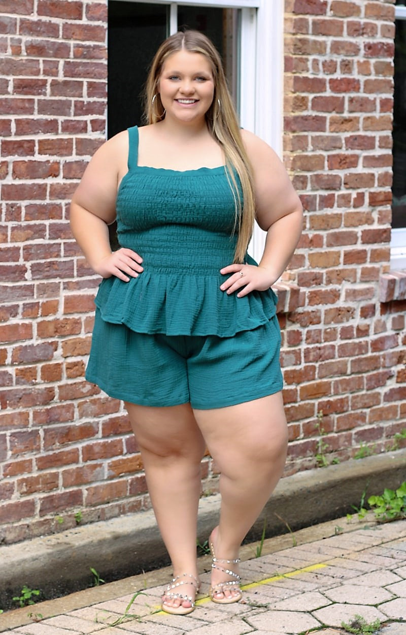 So Exceptional Smocked Tank - Jade