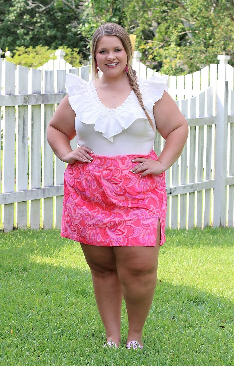 Pink, Paisley, and Perfect Skirt