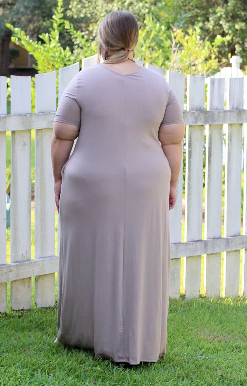 No One Can Deny Maxi Dress - Taupe