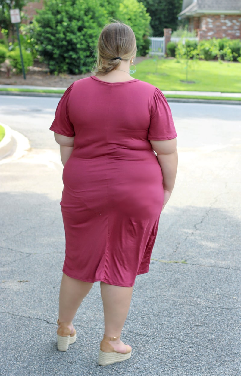 Load image into Gallery viewer, Simple By Design Dress - Burgundy
