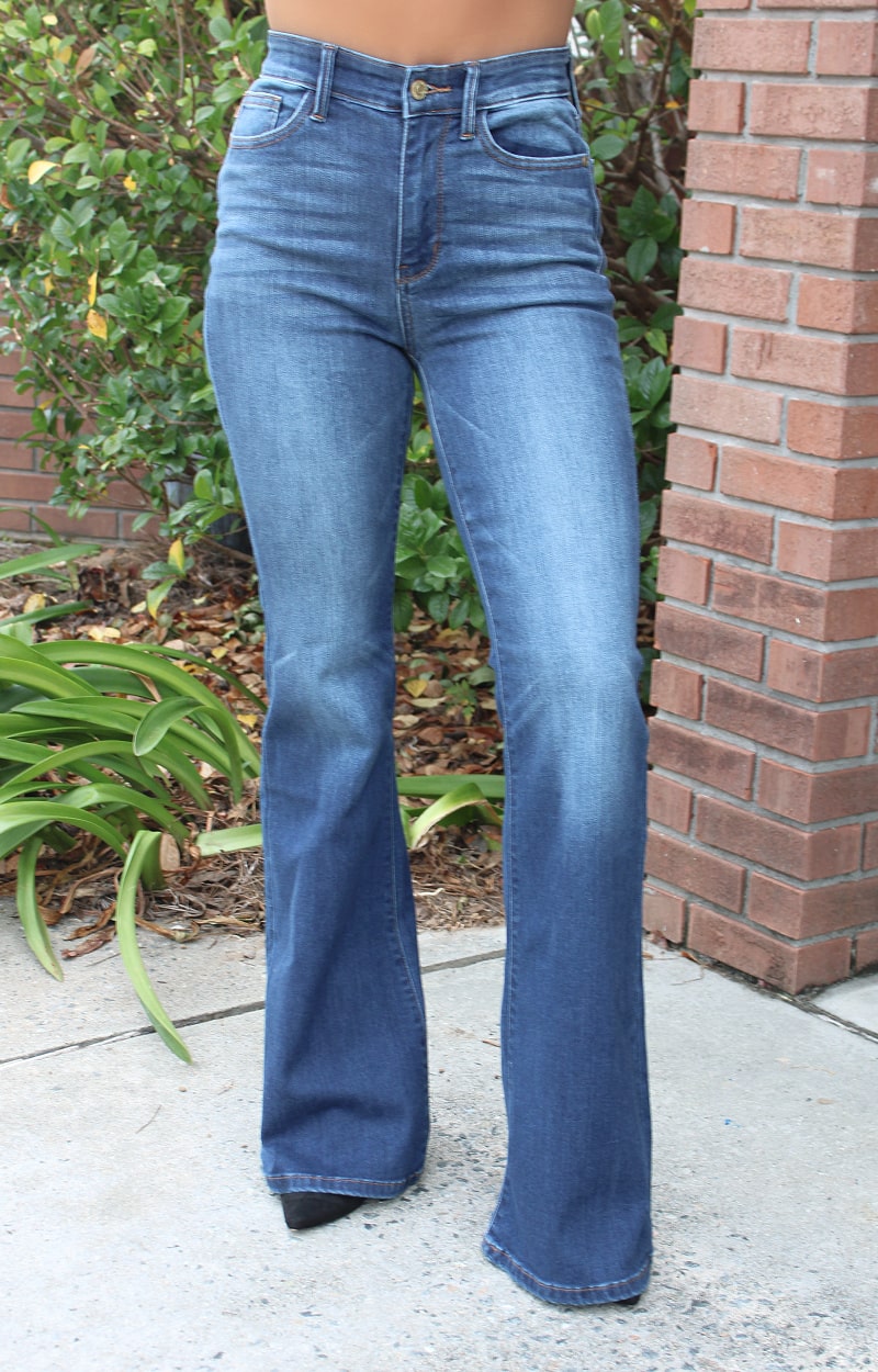 Load image into Gallery viewer, Cameron High Rise Classic Flare Jeans