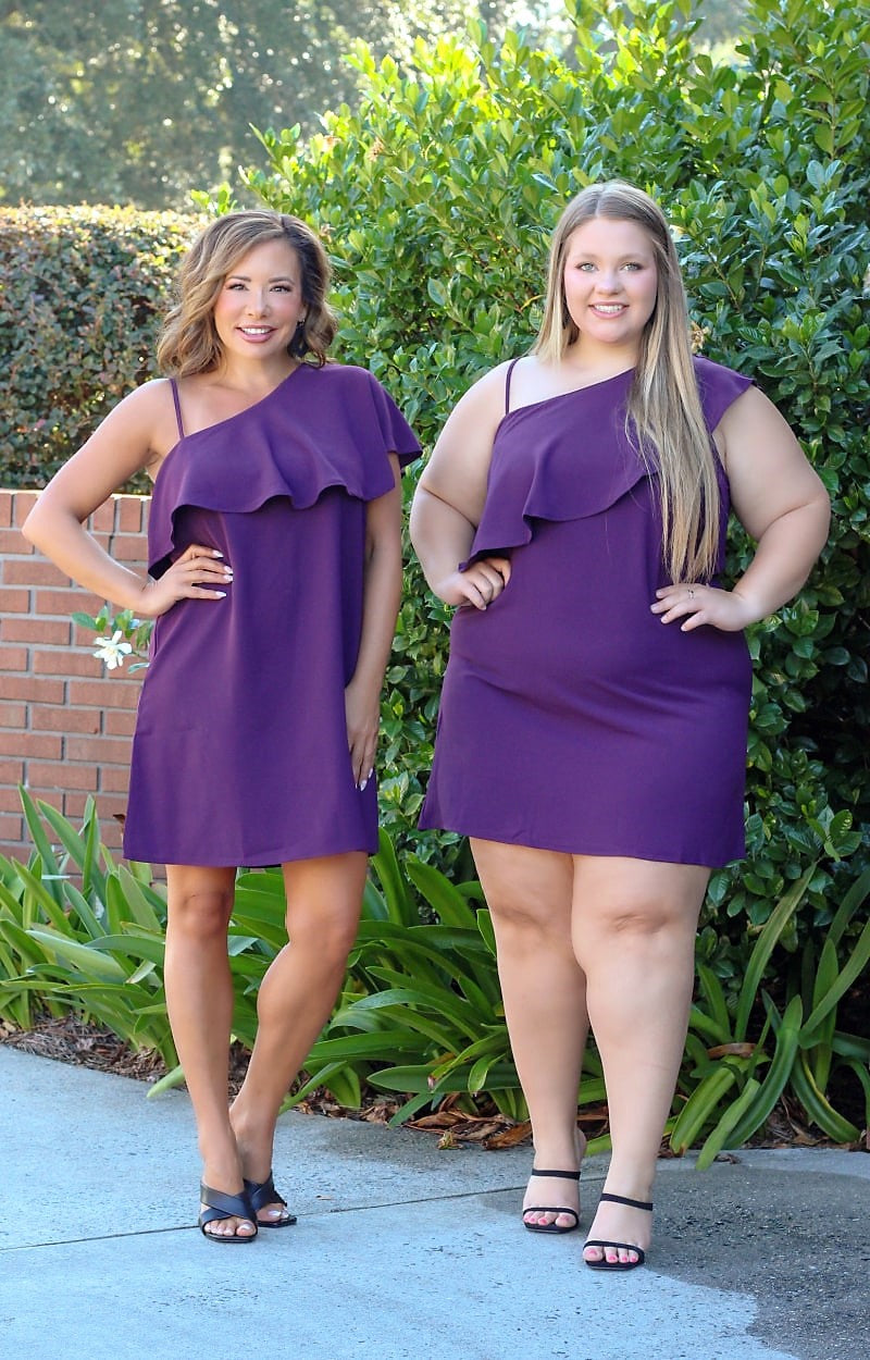 Load image into Gallery viewer, Plans To Dance Dress - Eggplant