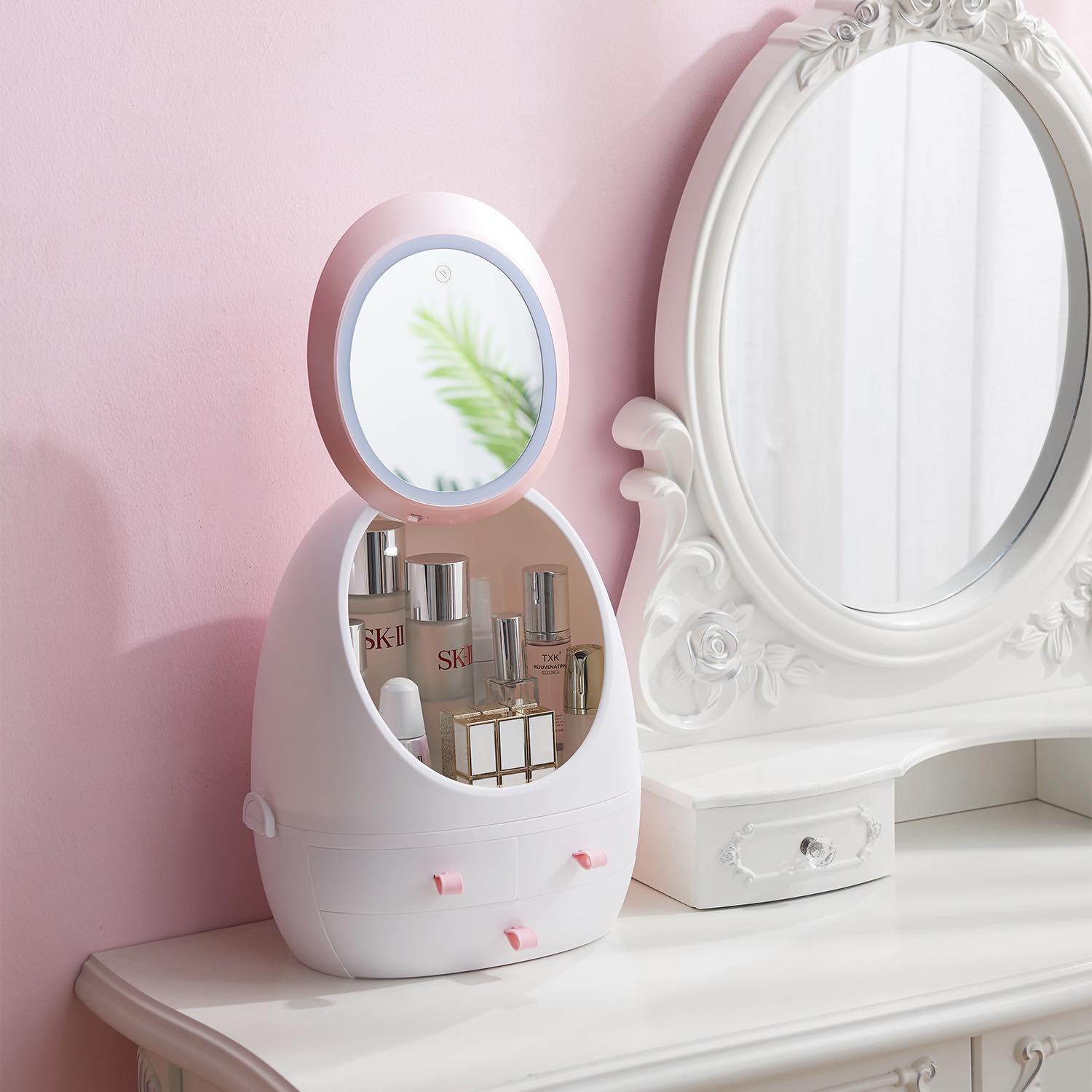 Load image into Gallery viewer, PREORDER: Parker Beauty Storage in White
