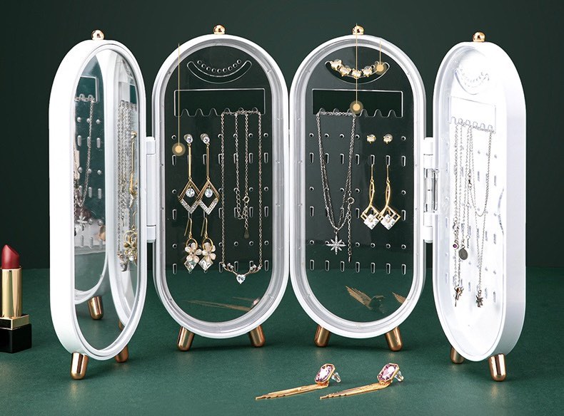 Load image into Gallery viewer, PREORDER: Portable Jewelry Storage in White