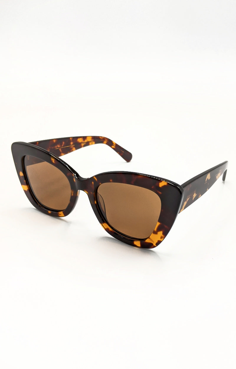 Load image into Gallery viewer, BANBE - The Bardot Sunglasses - Havana/Brown