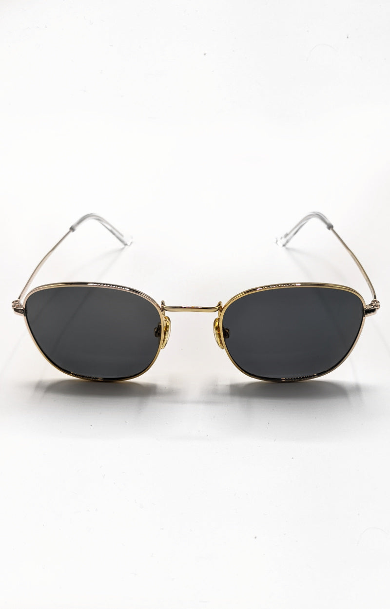 Load image into Gallery viewer, BANBE - The Turlington Sunglasses - Gold/Smoke