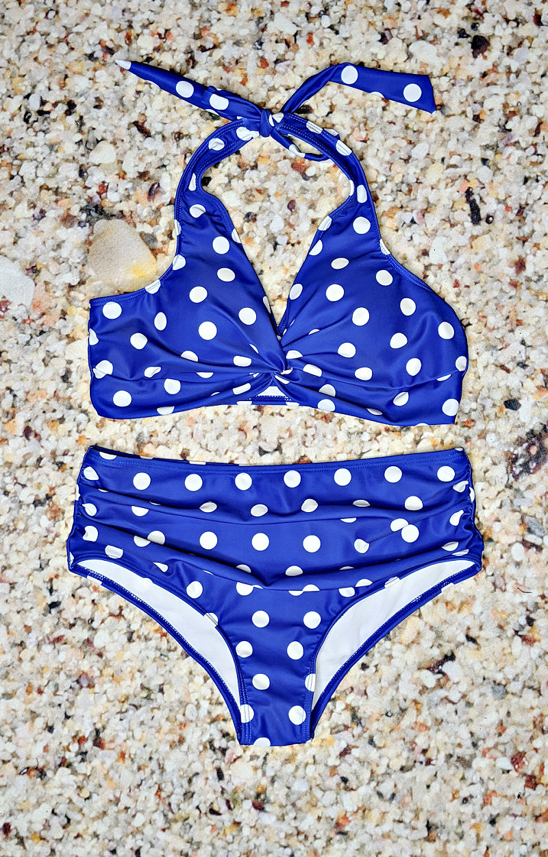 Beach Bum Two Piece Swimsuit - Blue