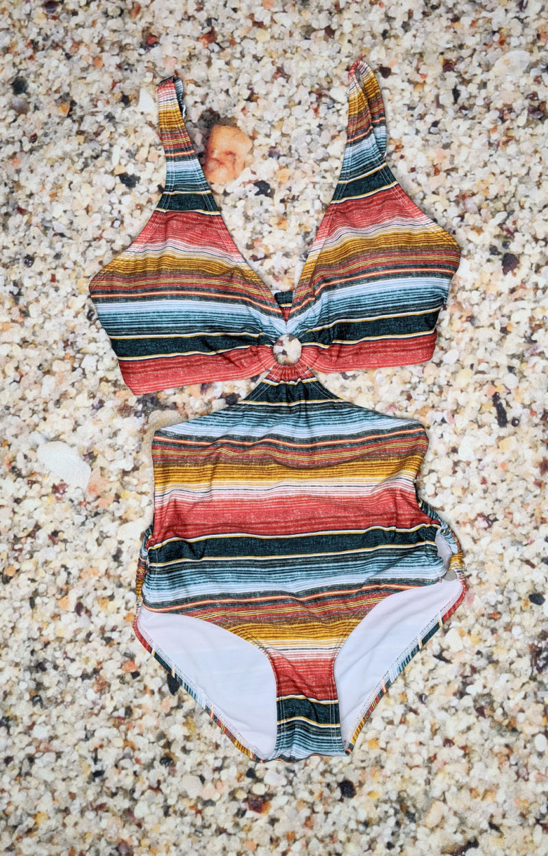 Load image into Gallery viewer, Dancing In The Sand One Piece Swimsuit