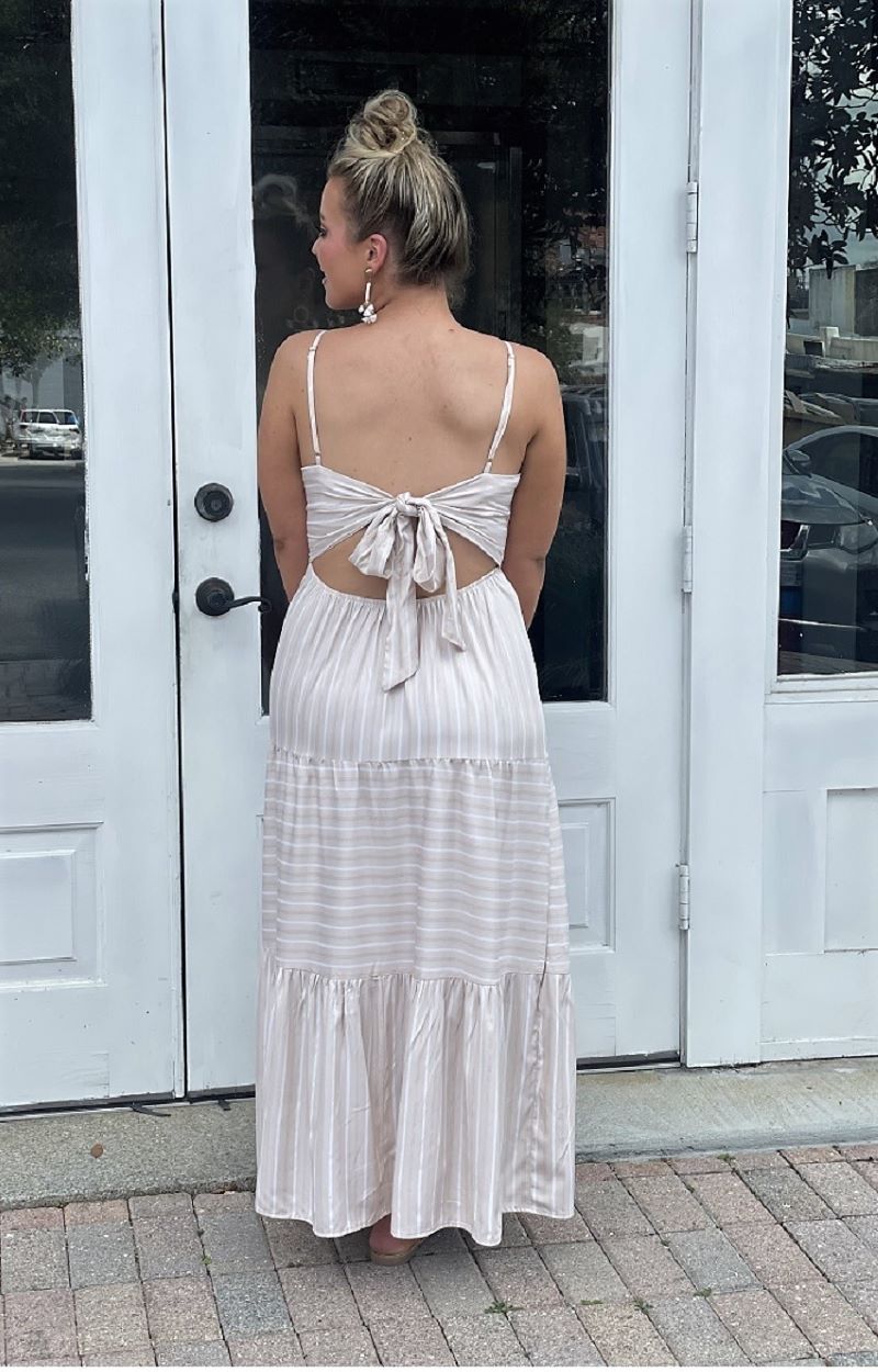 Load image into Gallery viewer, Can’t Buy Me Love Maxi Dress - Beige