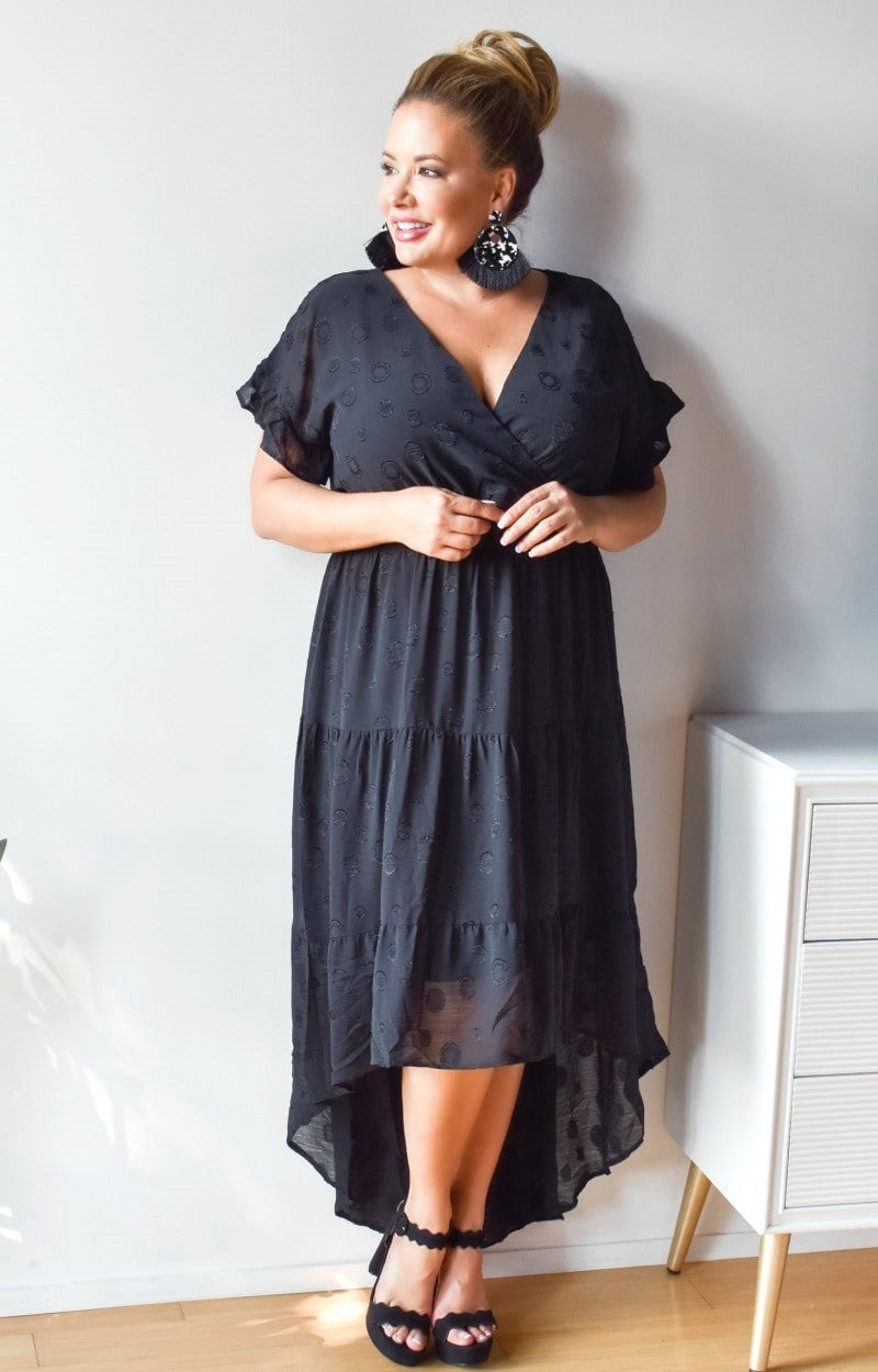 Load image into Gallery viewer, Special Date Maxi Dress - Black