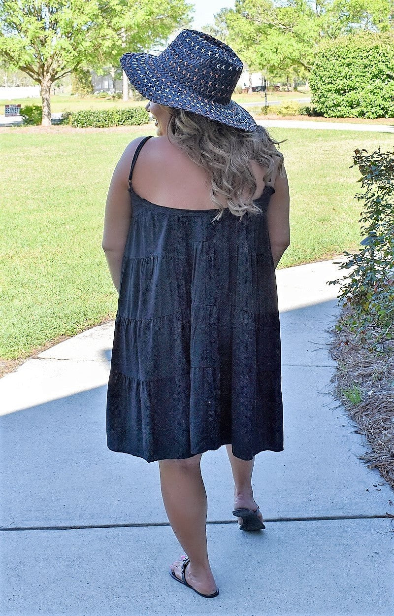 Load image into Gallery viewer, Simply A Sweetheart Dress - Black