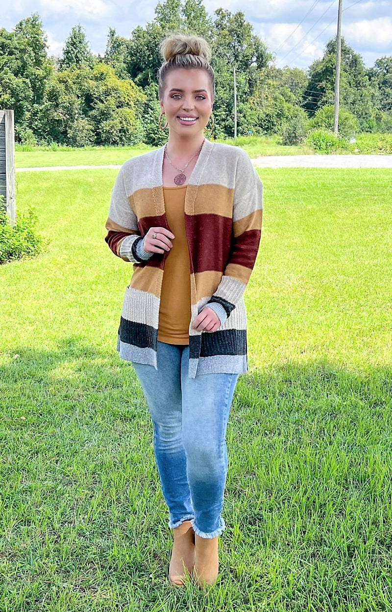 Hold That Thought Colorblock Cardigan