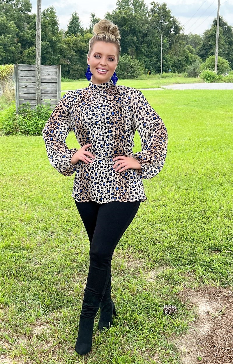 Load image into Gallery viewer, Give You Joy Leopard Print Top