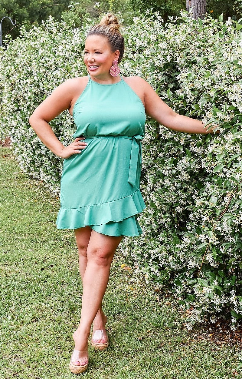 She's Dreamy Dress - Green