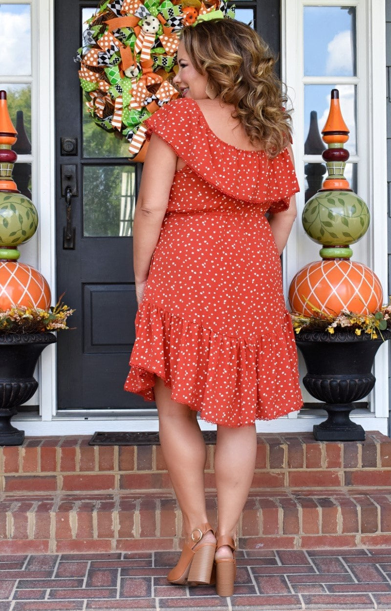 Load image into Gallery viewer, More To Adore Floral Dress - Red Orange