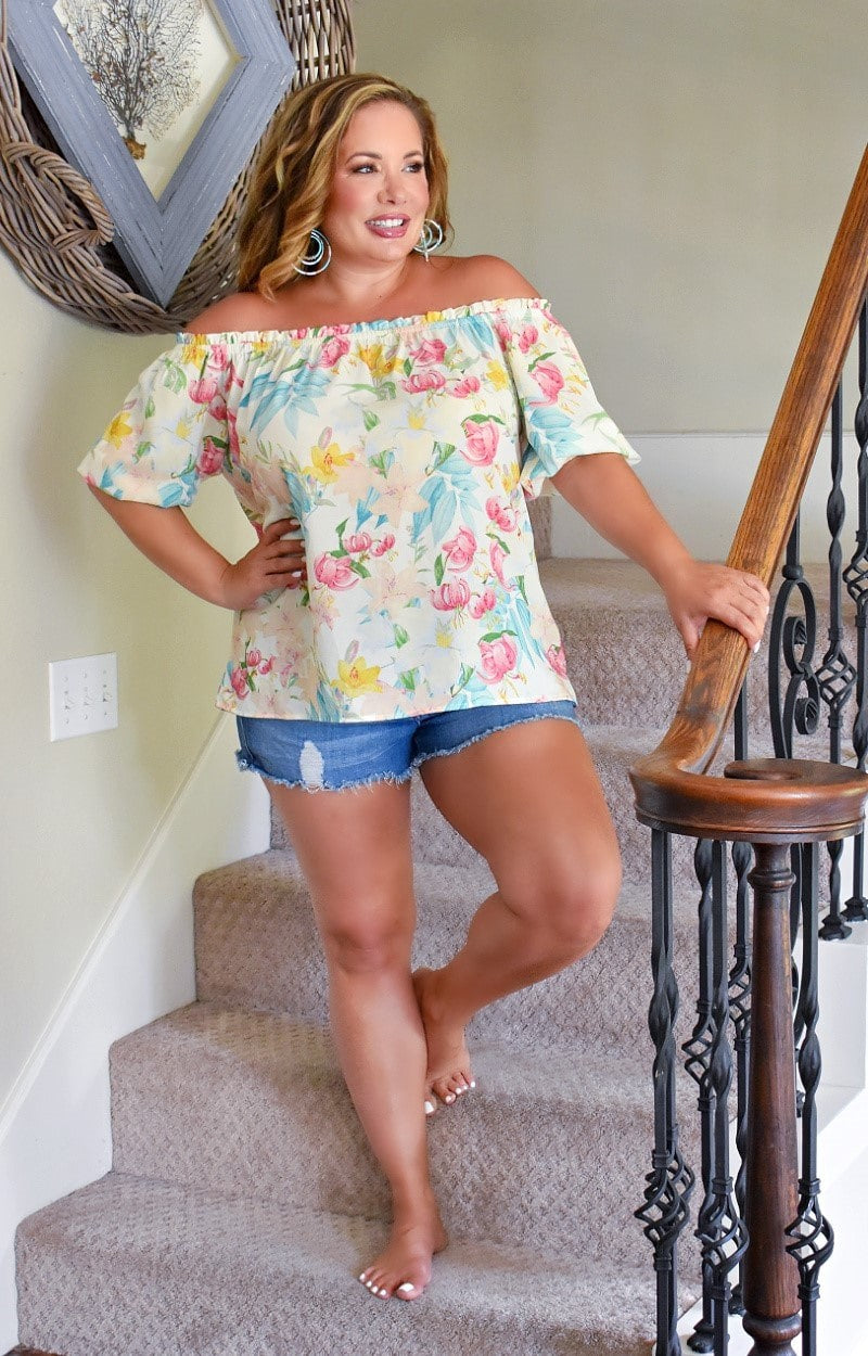 Love That Blooms Top - Ivory