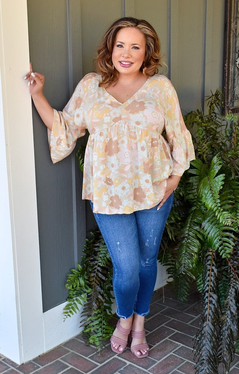If You Insist Floral Top - Multi