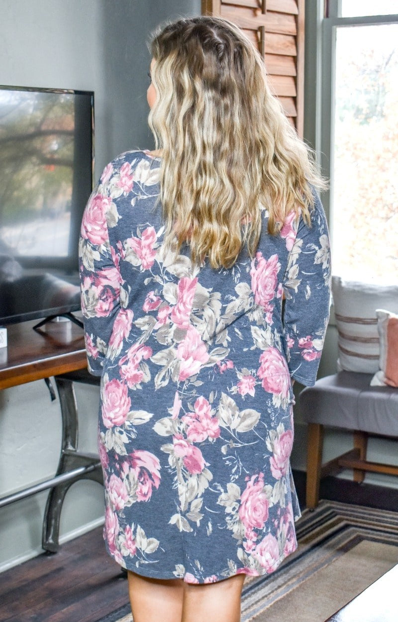 Load image into Gallery viewer, Putting In The Work Floral Dress