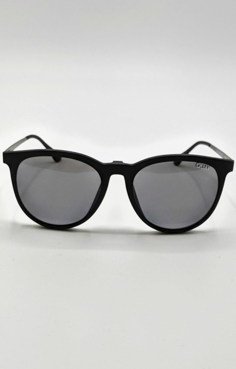 Load image into Gallery viewer, Quay Australia - Great Escape Clip On Black Sunglasses