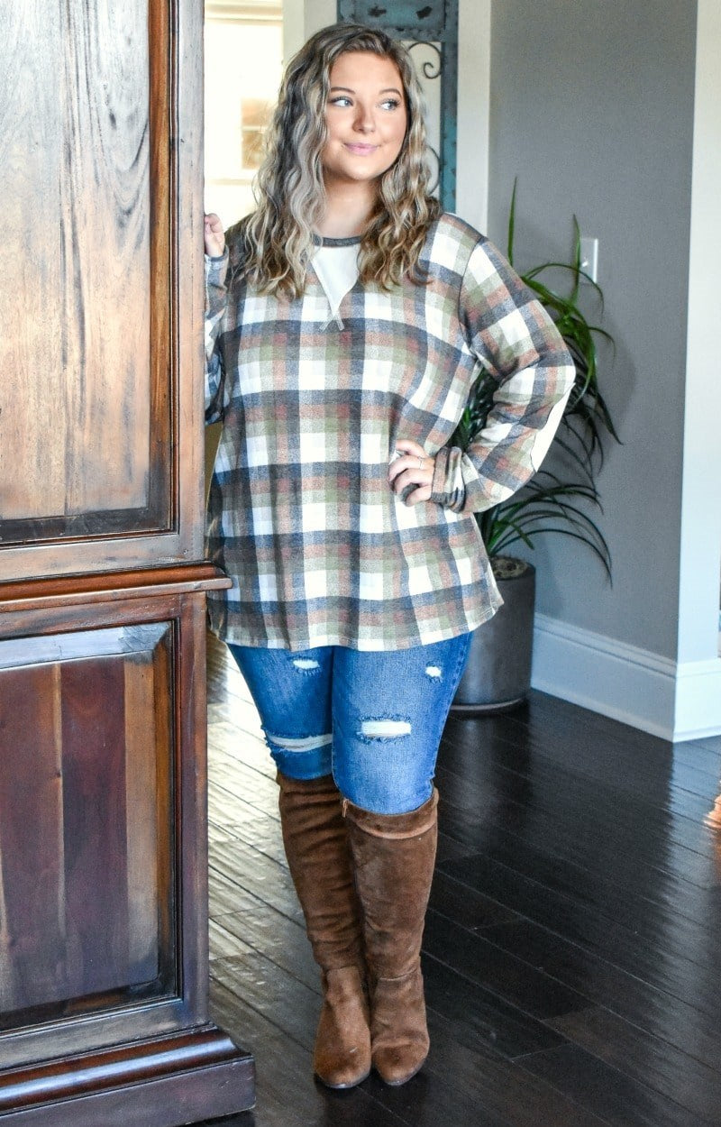 Load image into Gallery viewer, Got Me Covered Plaid Top - Multi
