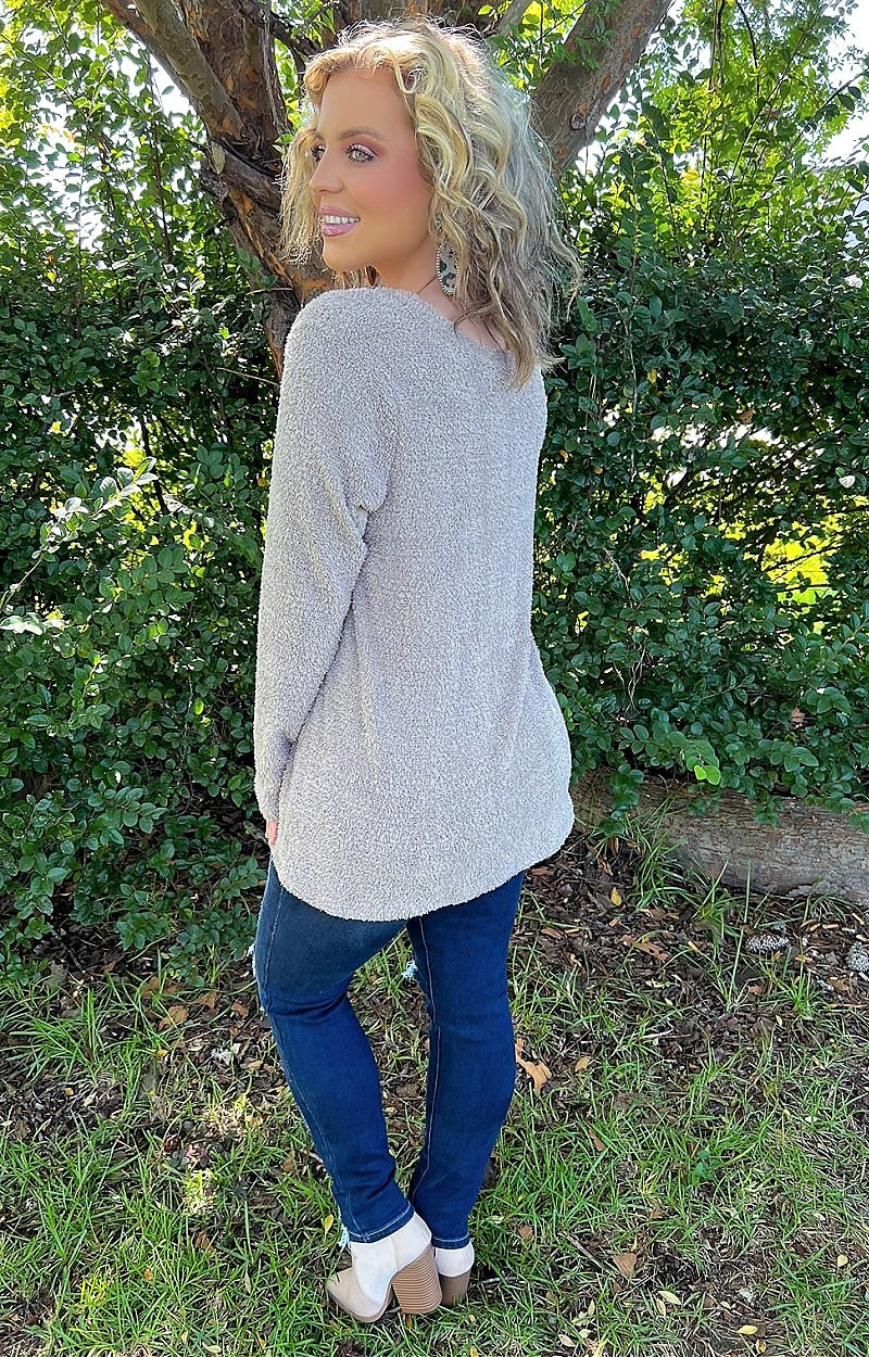 Load image into Gallery viewer, Cozy With You Sweater - Taupe